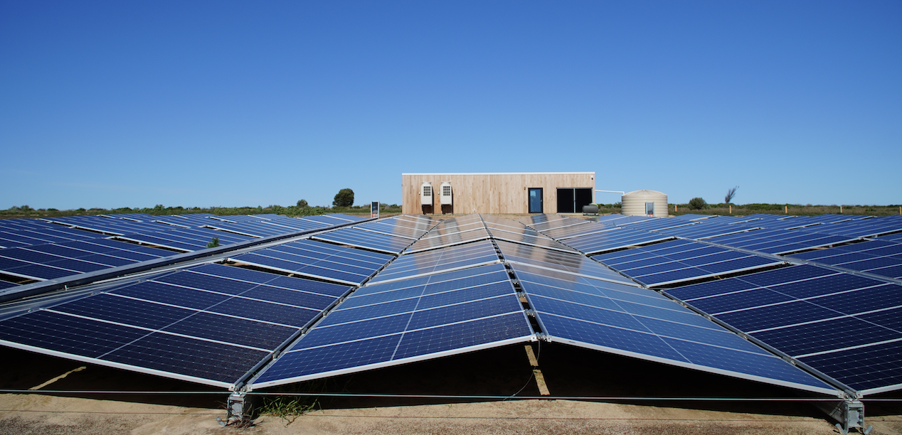 Solar Array and Battery Room on Resort